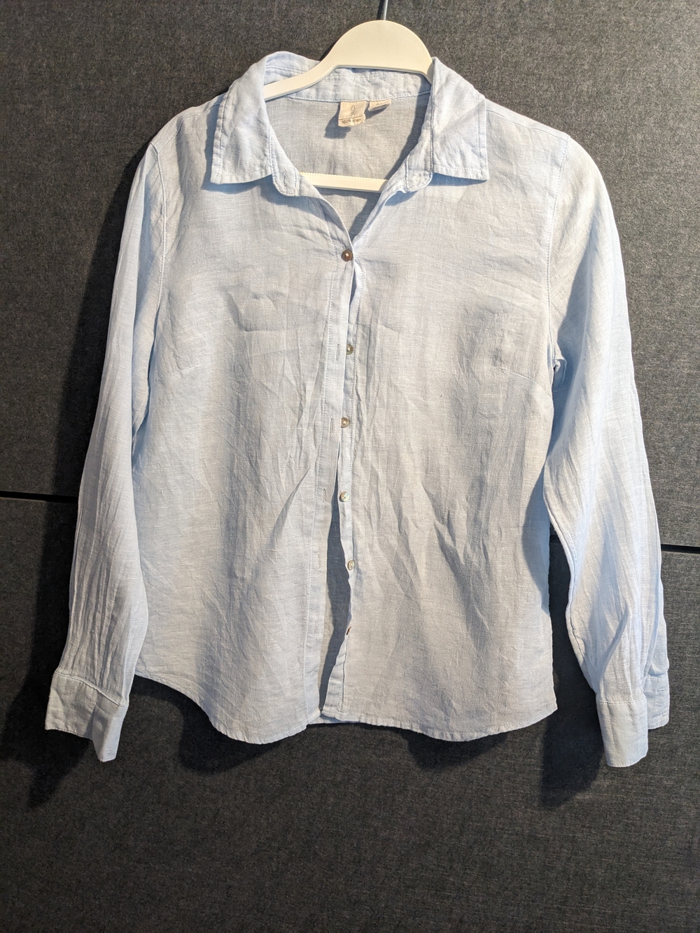 Light Blue Men's Button-Up Shirt